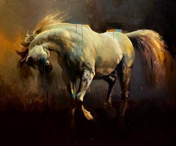 Arabian I by Christian Hook - Stretched Canvas sized 30x40 inches. Available from Whitewall Galleries