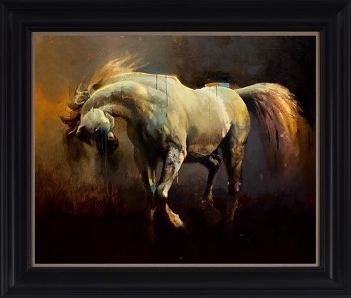 Arabian I by Christian Hook - Framed Stretched Canvas